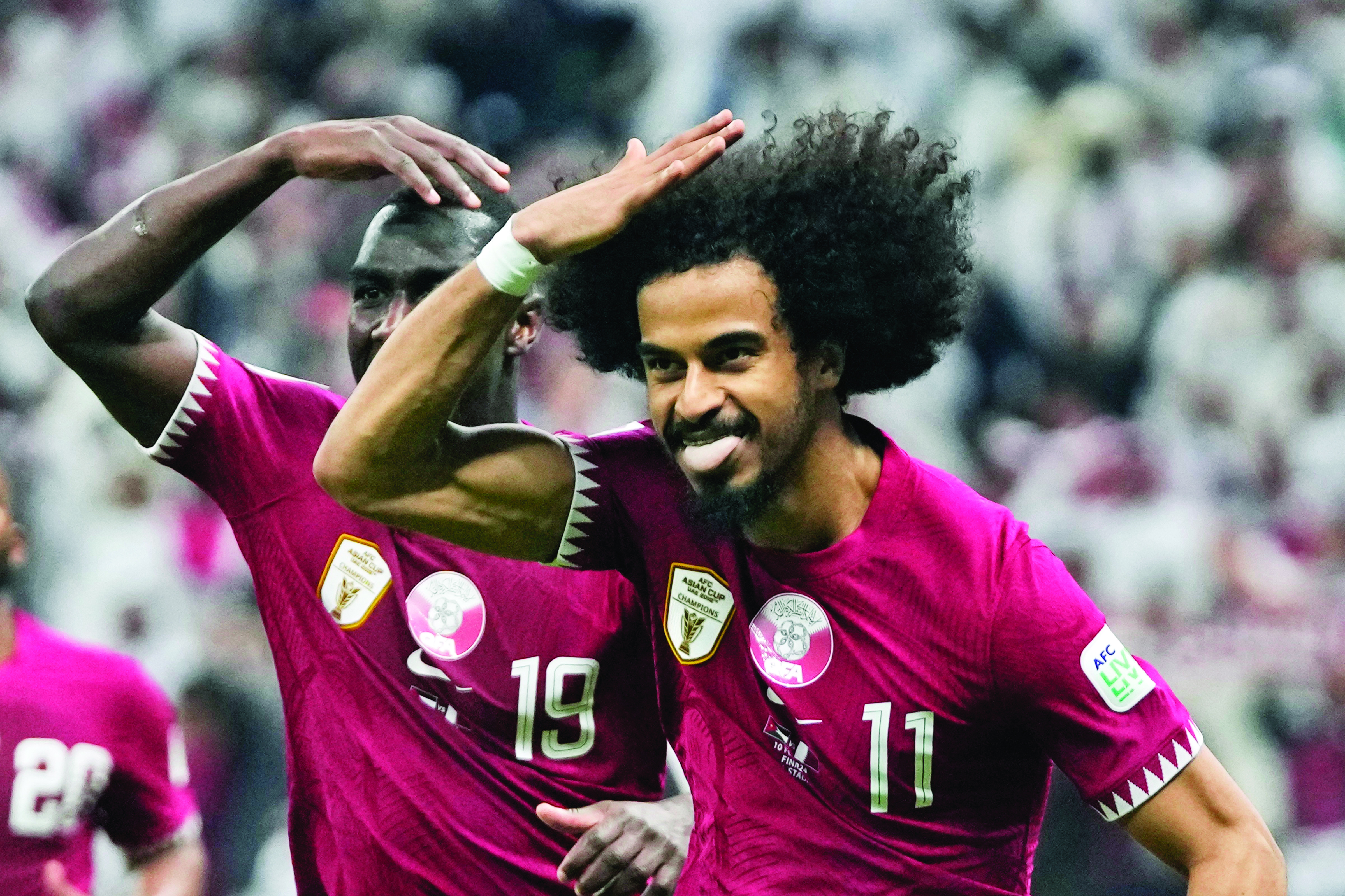 Akram Afif’s hat-trick of penalties secures Qatar back-to-back titles