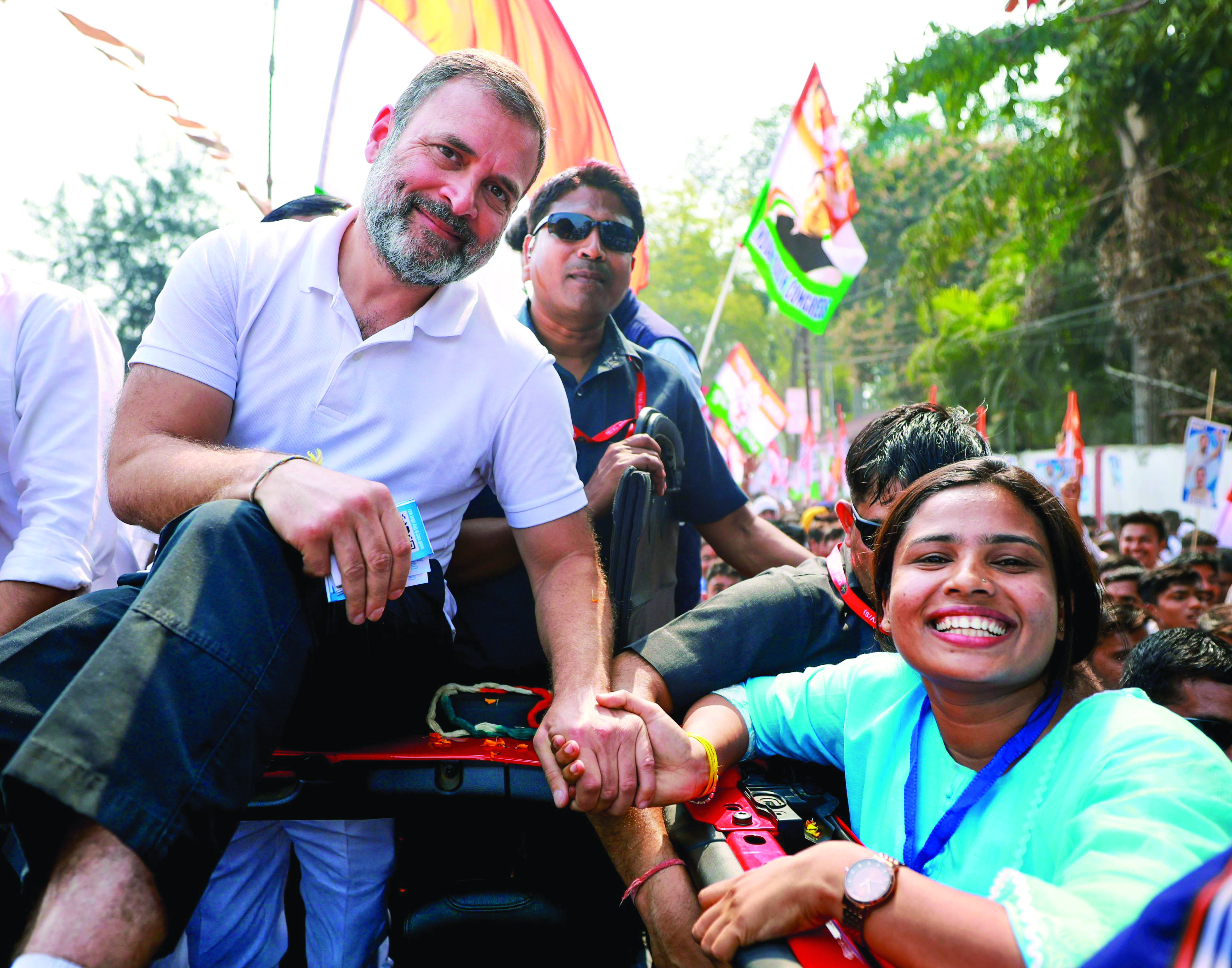Rahul Gandhi’s ‘Bharat Jodo Nyay Yatra’ resumes in Chhattisgarh Rahul Gandhi’s ‘Bharat Jodo Nyay Yatra’ resumes in Chhattisgarh