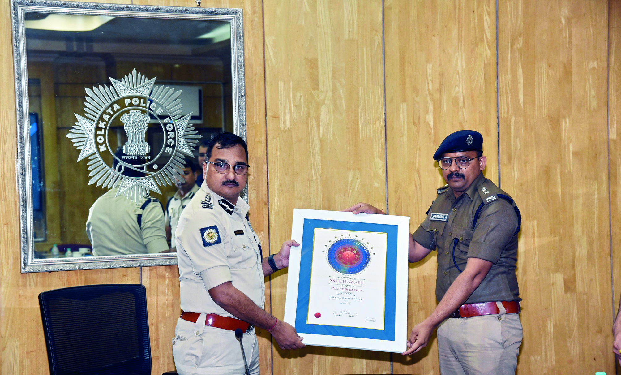 SKOCH Award Summit: Kolkata Police wins 3 ‘Silver Awards’