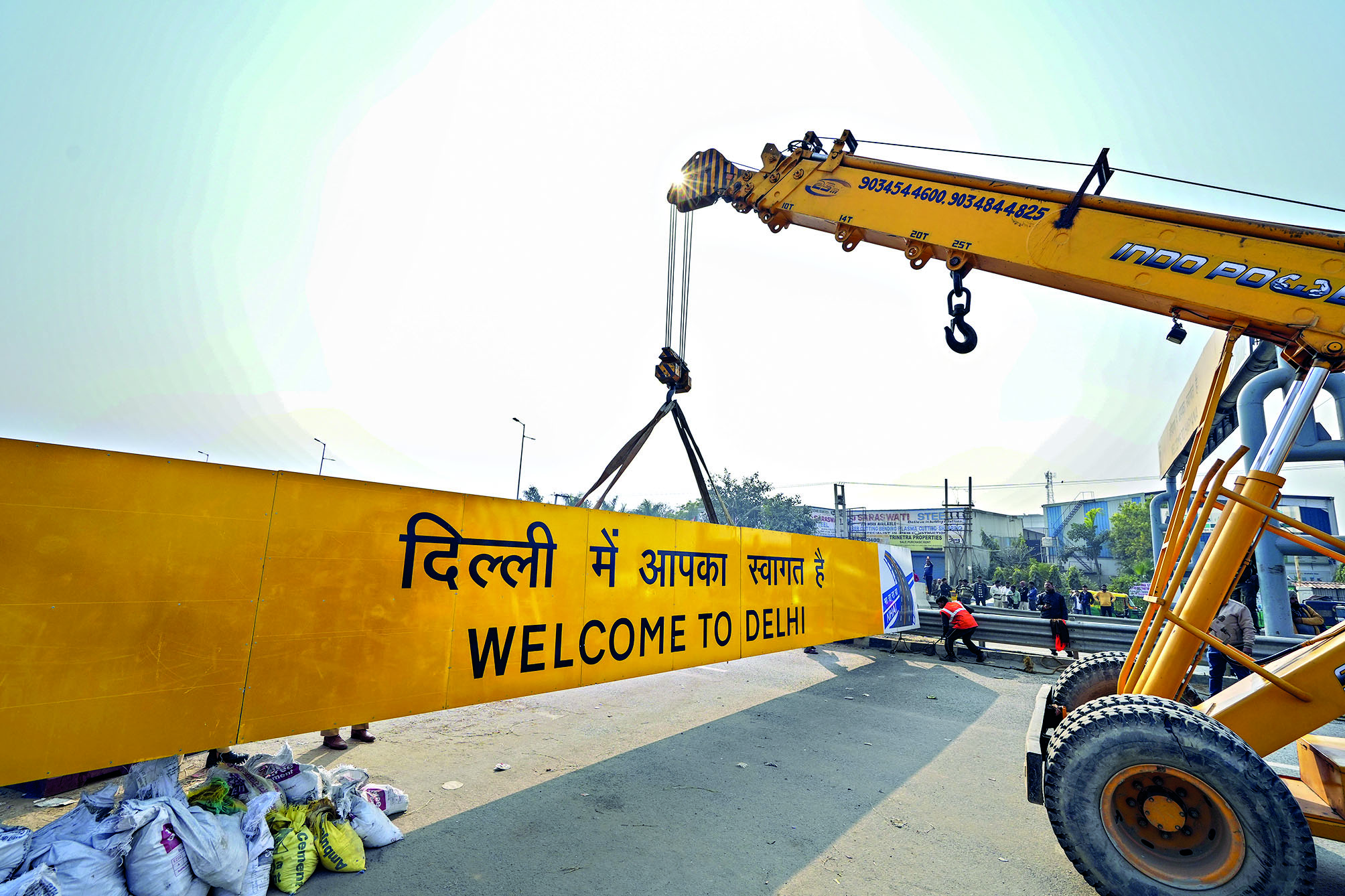 Tight security as farmers determined to march