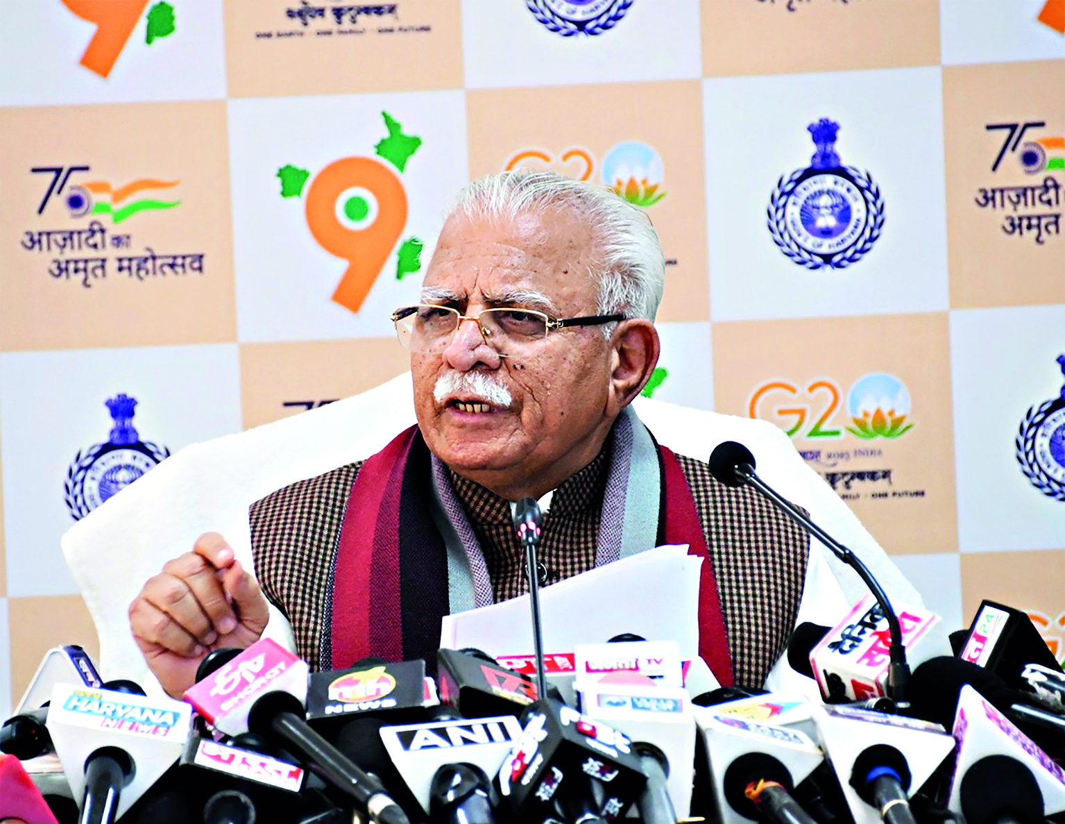 Haryana CM launches several people-friendly schemes