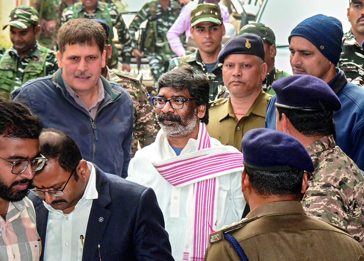 Hemant Soren remanded to judicial custody till Feb 22 Hemant Soren remanded to judicial custody till Feb 22