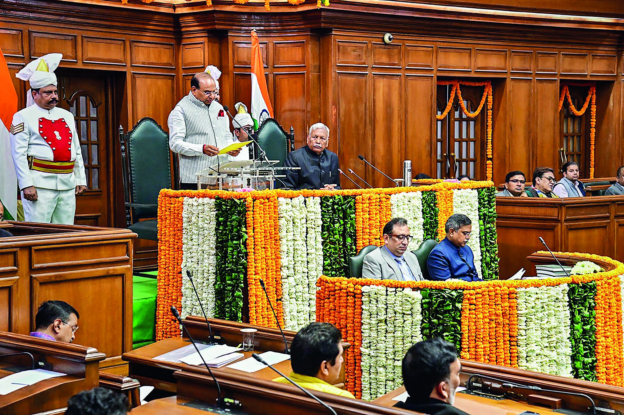 L-G Saxena praises AAP govt’s achievements L-G Saxena praises AAP govt’s achievements