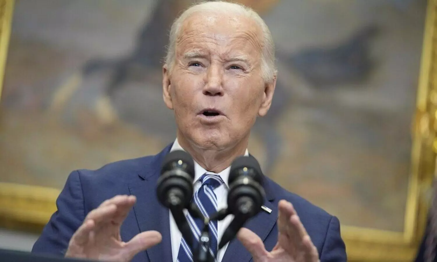 No evidence Russia has decided what to do with emerging anti-satellite weapon, Biden says