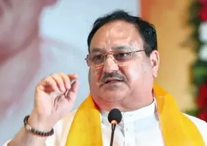 Nadda hails Modis leadership for BJPs big rise, says party will score hat-trick of Lok Sabha wins