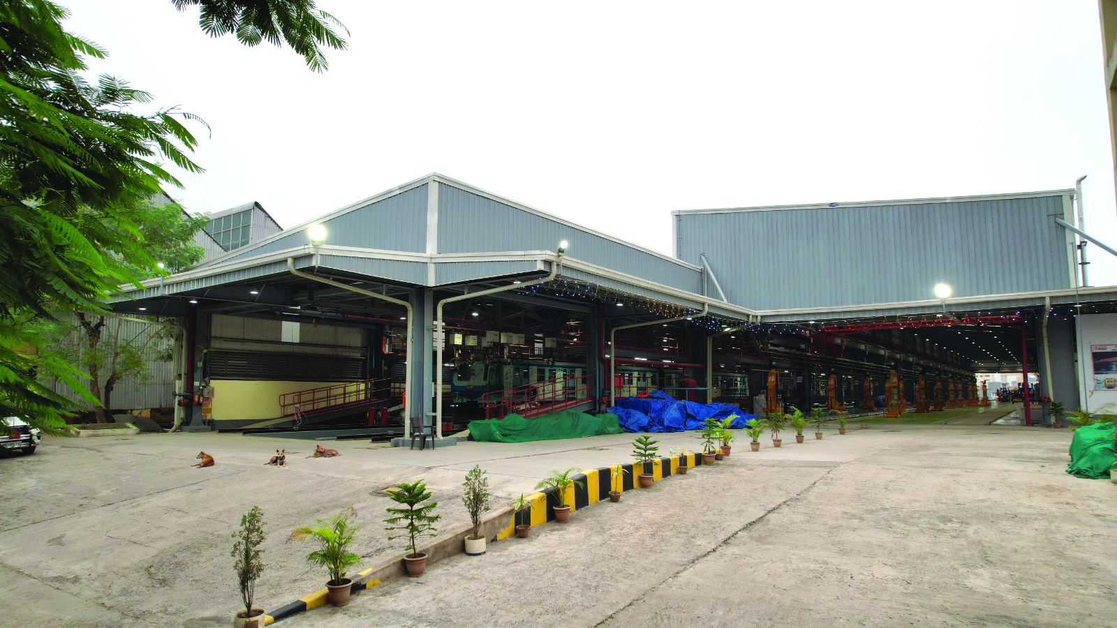 Maintenance shed constructed near existing Kavi Subhash Carshed