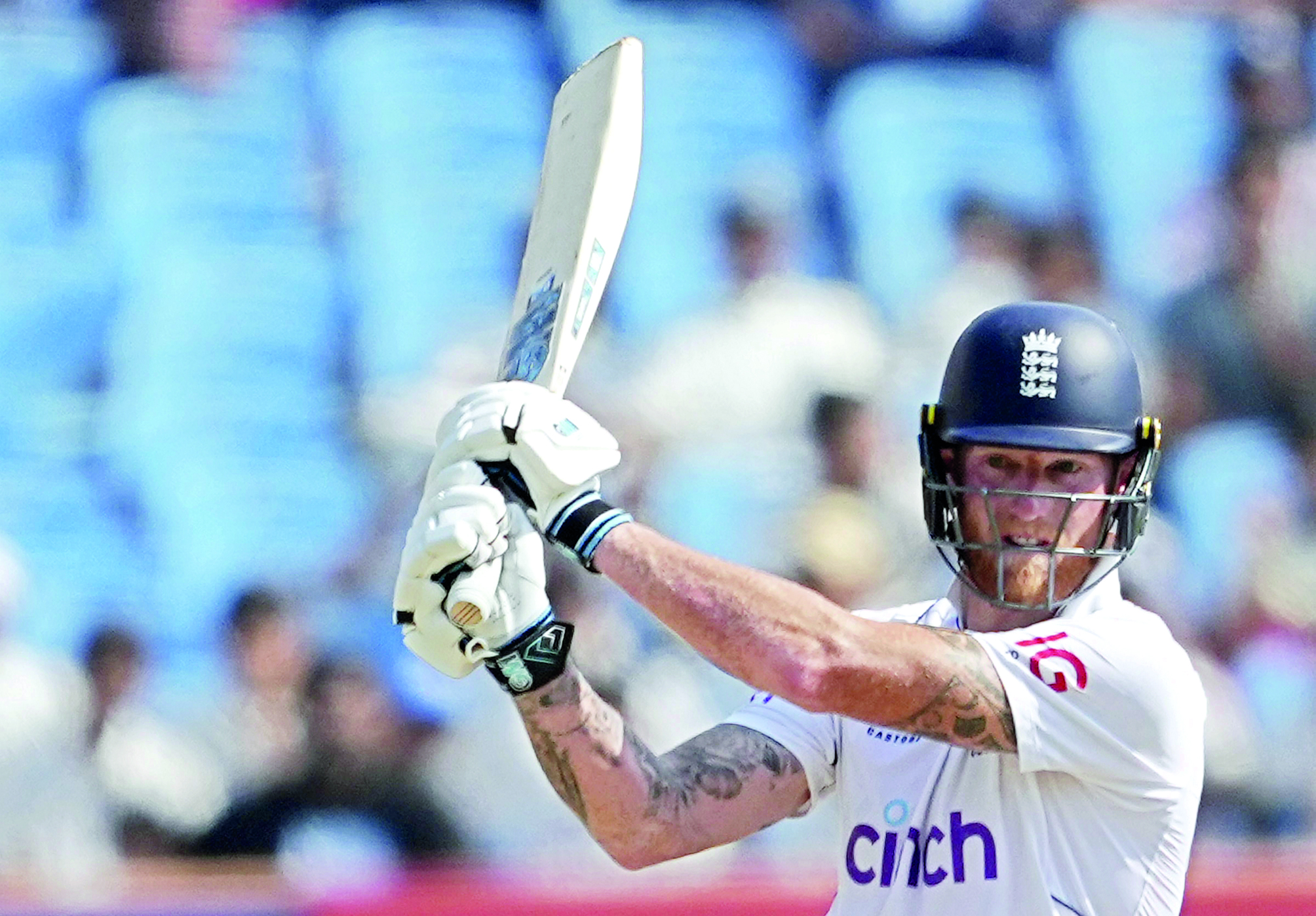 Ben Stokes contemplates bowling against India