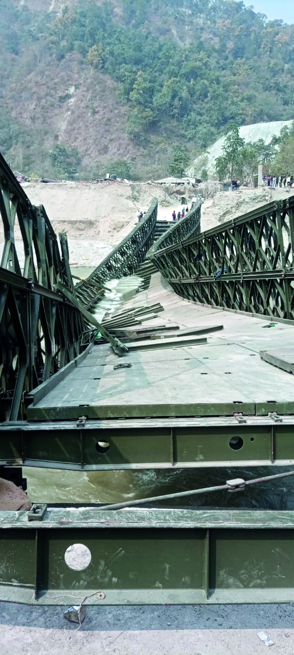 Under-construction NHPC Bailey Bridge collapses in Tarkhola