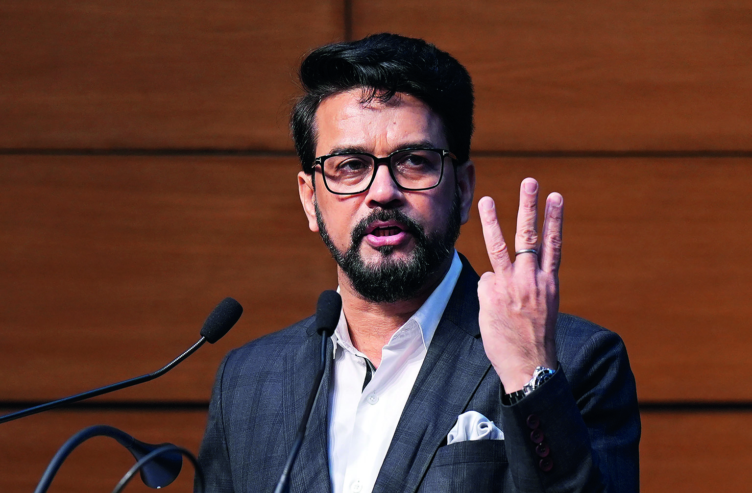 Ensure media is not crushed in West Bengal, says Anurag Thakur to CM days after journalist’s arrest