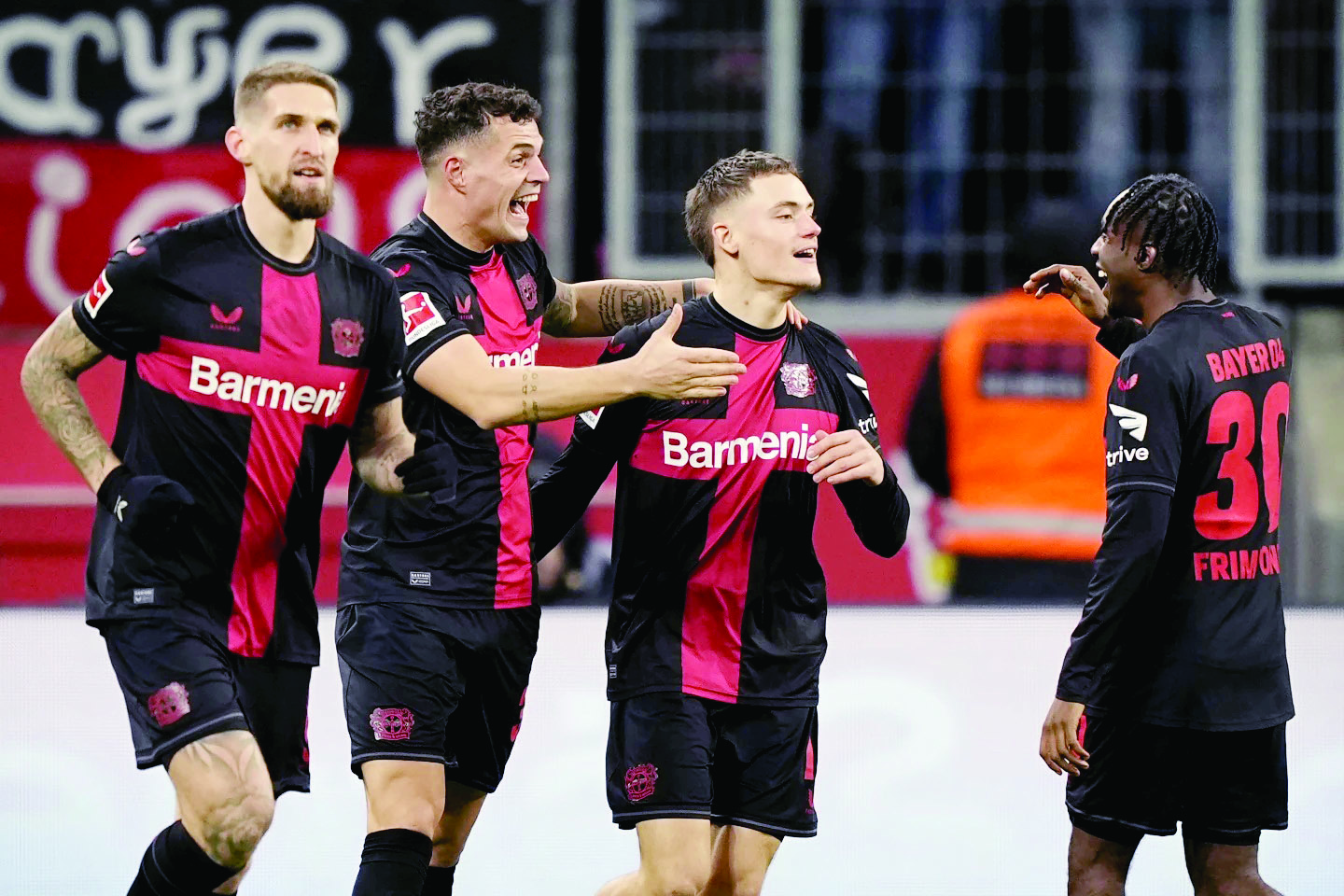 Leverkusen beat Mainz 2-1, extend lead to 11 points