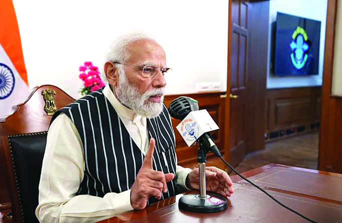 PM Modi asks youngsters to vote for country PM Modi asks youngsters to vote for country