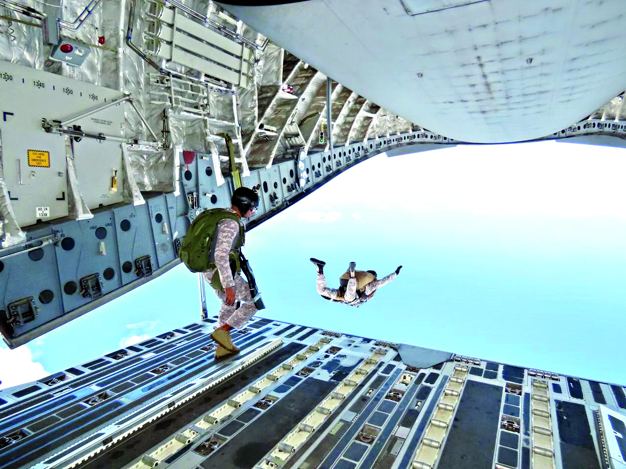 Navy executes airborne insertion operations in Arabian Sea to bolster maritime security