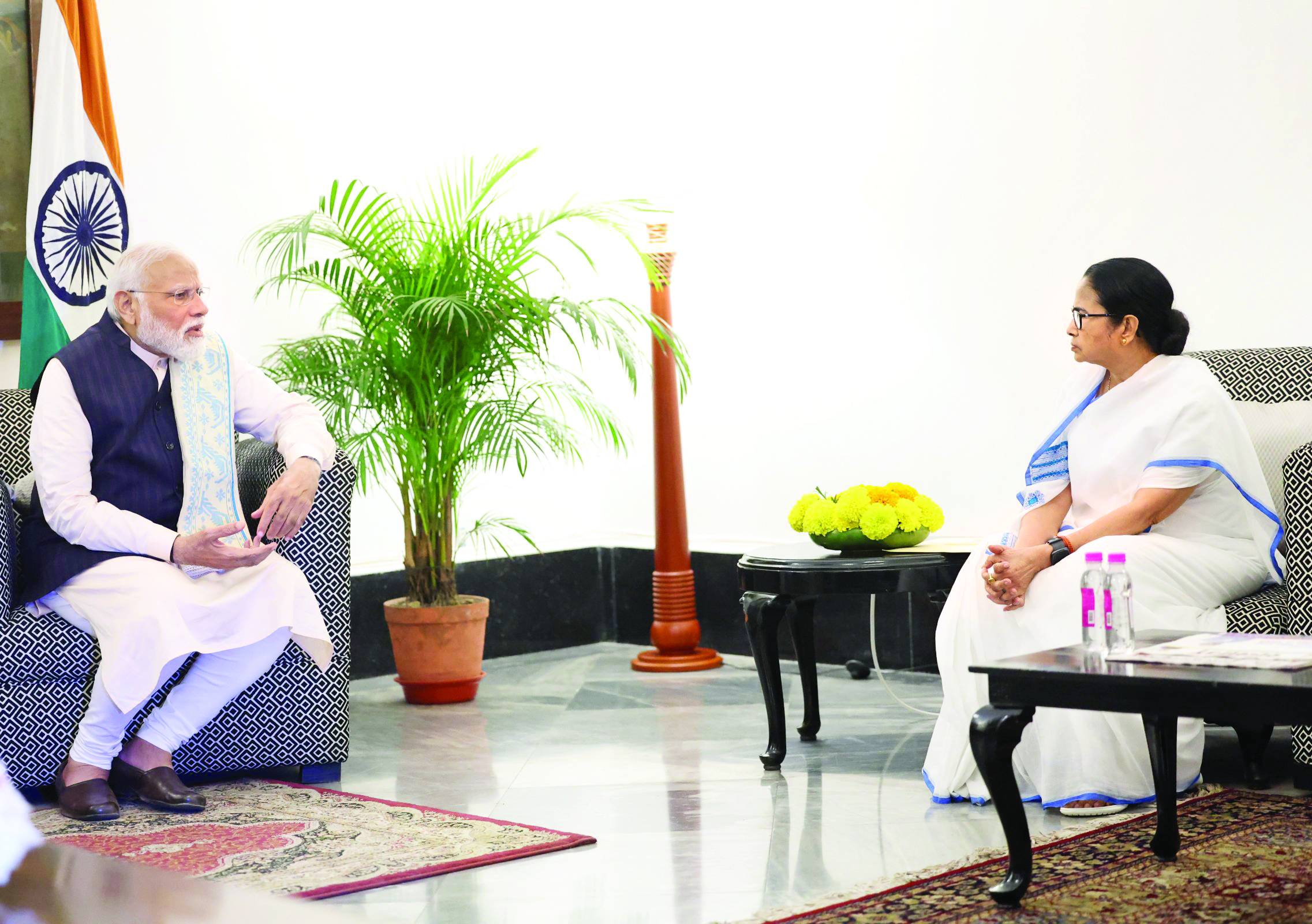 Chief Minister calls on PM at Raj Bhavan, dubs meet ‘part of a courtesy protocol’