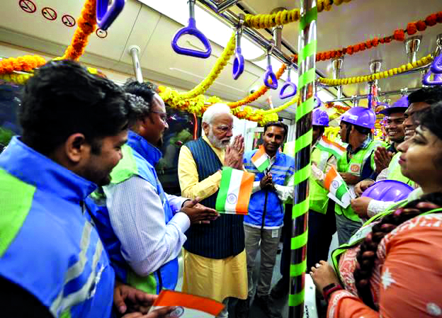 PM Modi unveils second phase of Delhi-Meerut RRTS corridor PM Modi unveils second phase of Delhi-Meerut RRTS corridor
