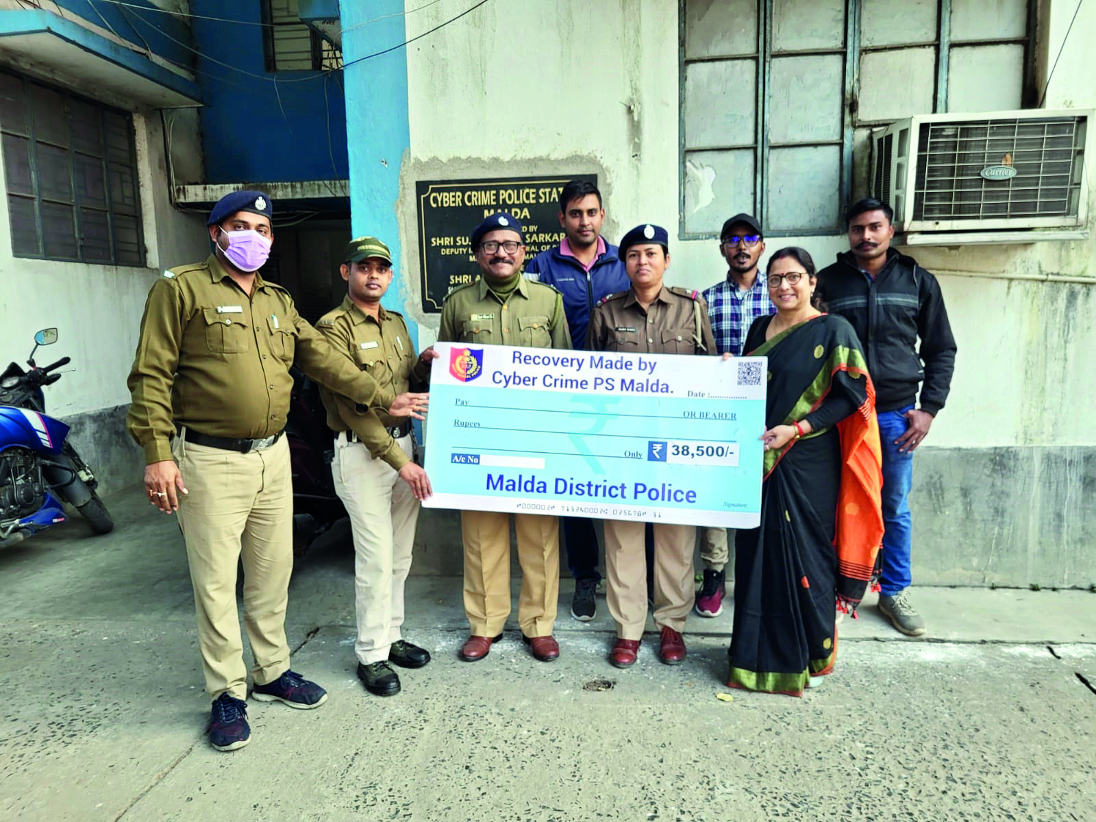 Malda Cyber Crime Police recovers over Rs 7L in 2 months