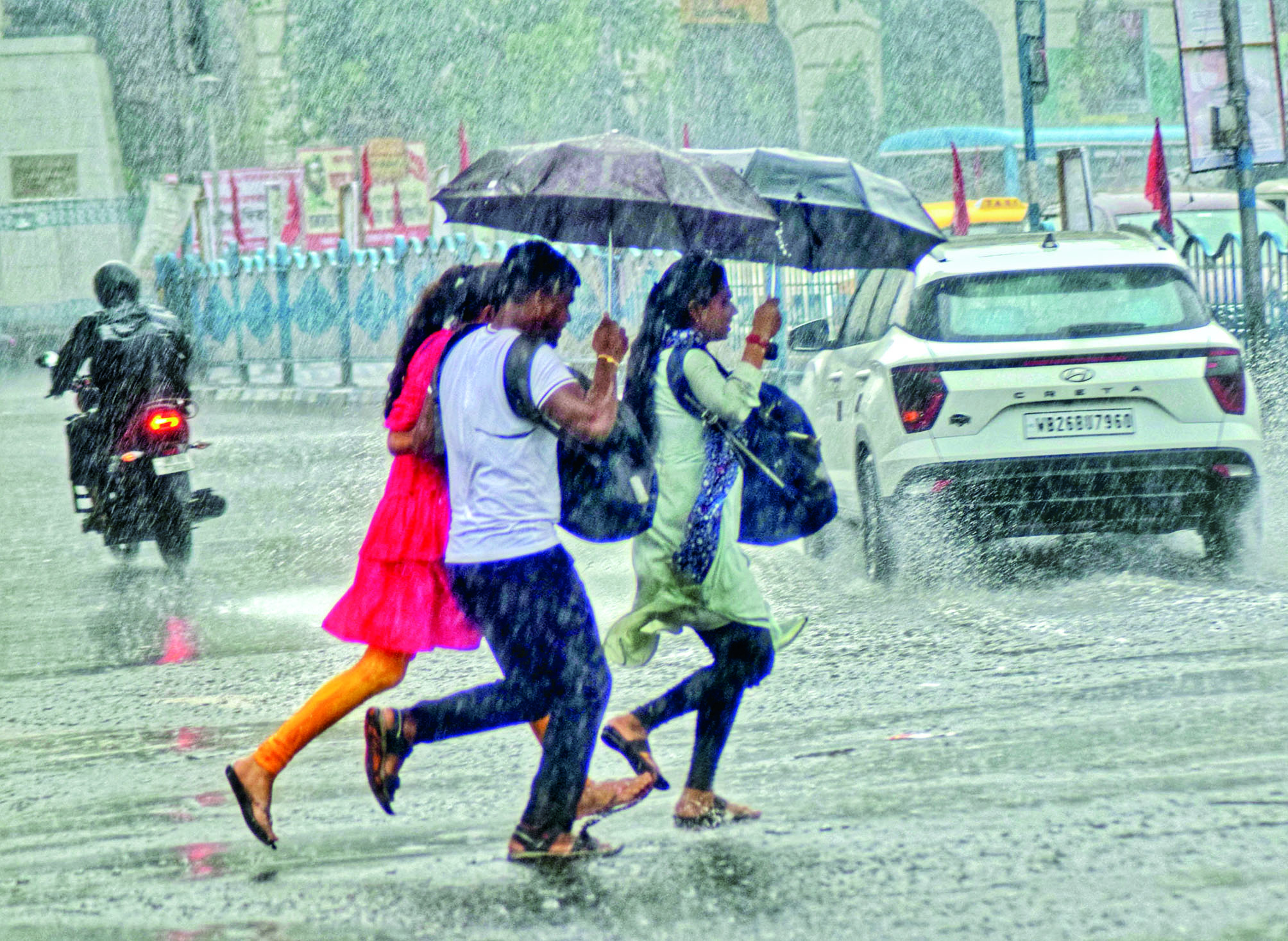 ‘Rain likely in 4   South Bengal dists’