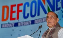 We believe in capabilities of India in defence sector, previous govts were sceptical: Rajnath We believe in capabilities of India in defence sector, previous govts were sceptical: Rajnath