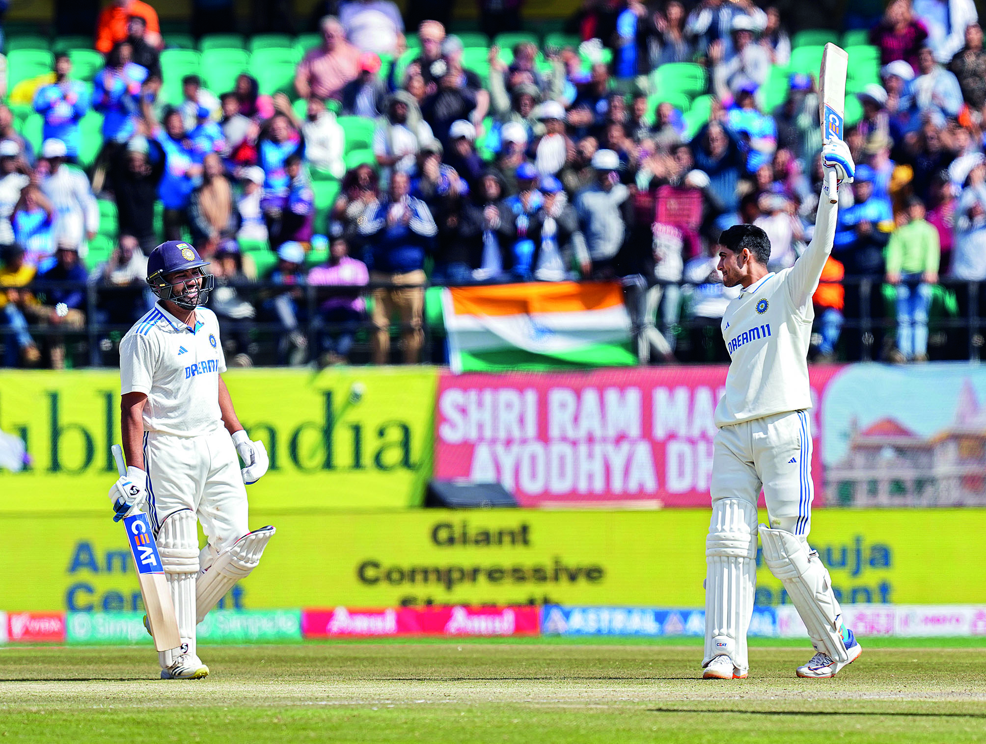 Rohit, Gill run riot in Dharamshala Test, even as Padikkal catches eye on debut