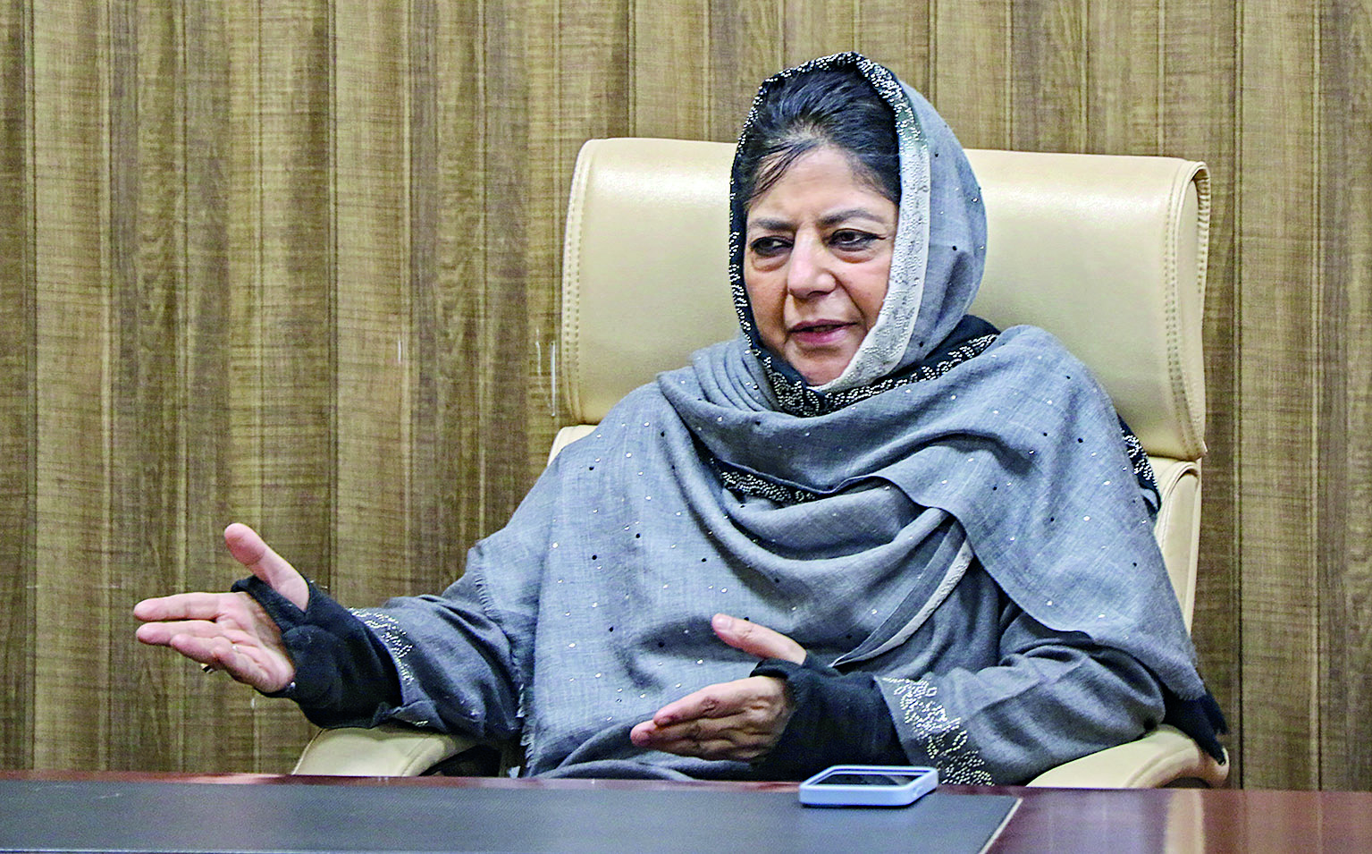 Mehbooba accuses NC of reducing PAGD to a ‘joke’
