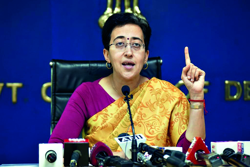 Atishi writes to Chief Secy over water contamination, sewer overflow issues