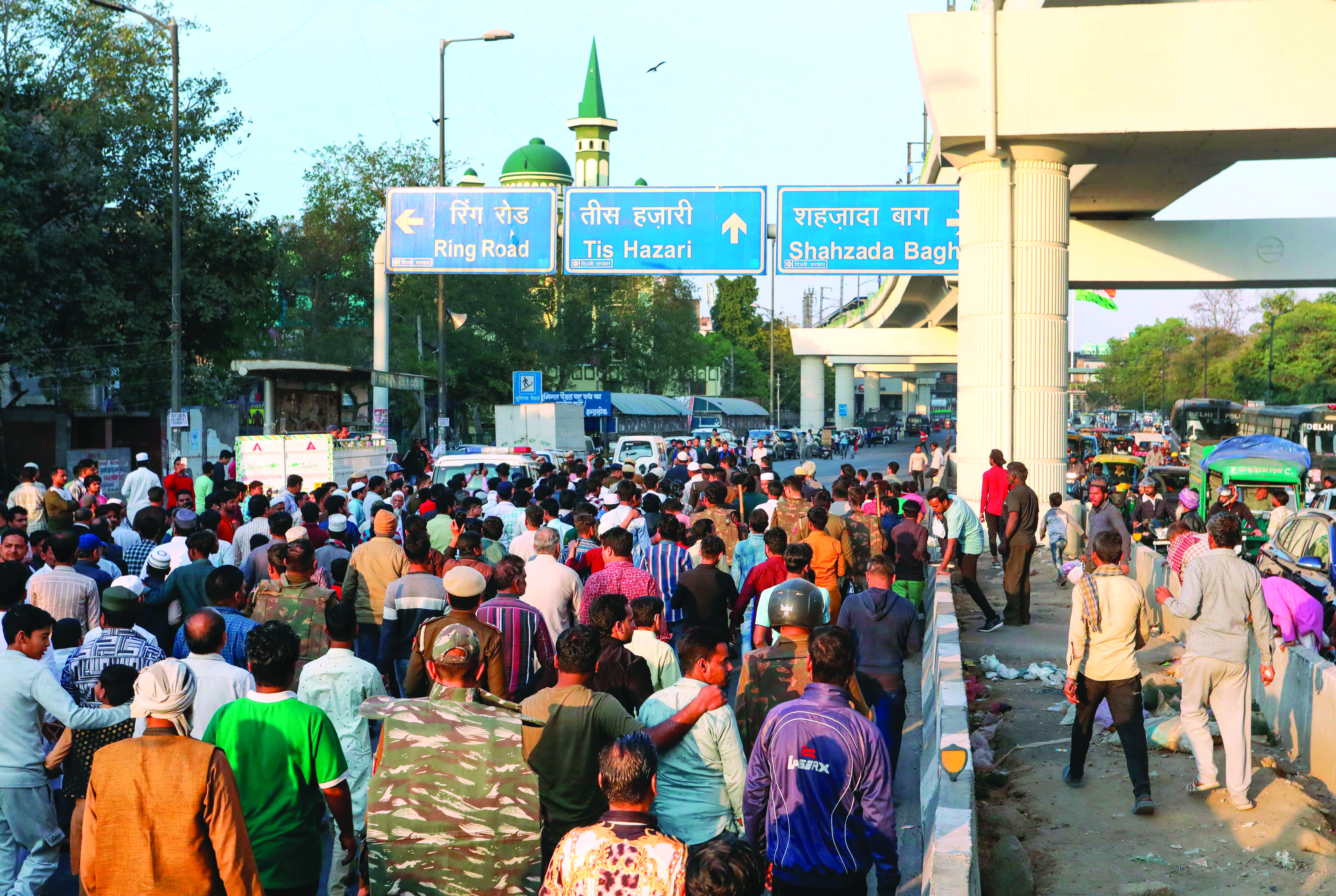Delhi: A day after namaz incident, police, paramilitary remain deployed in Inderlok Delhi: A day after namaz incident, police, paramilitary remain deployed in Inderlok