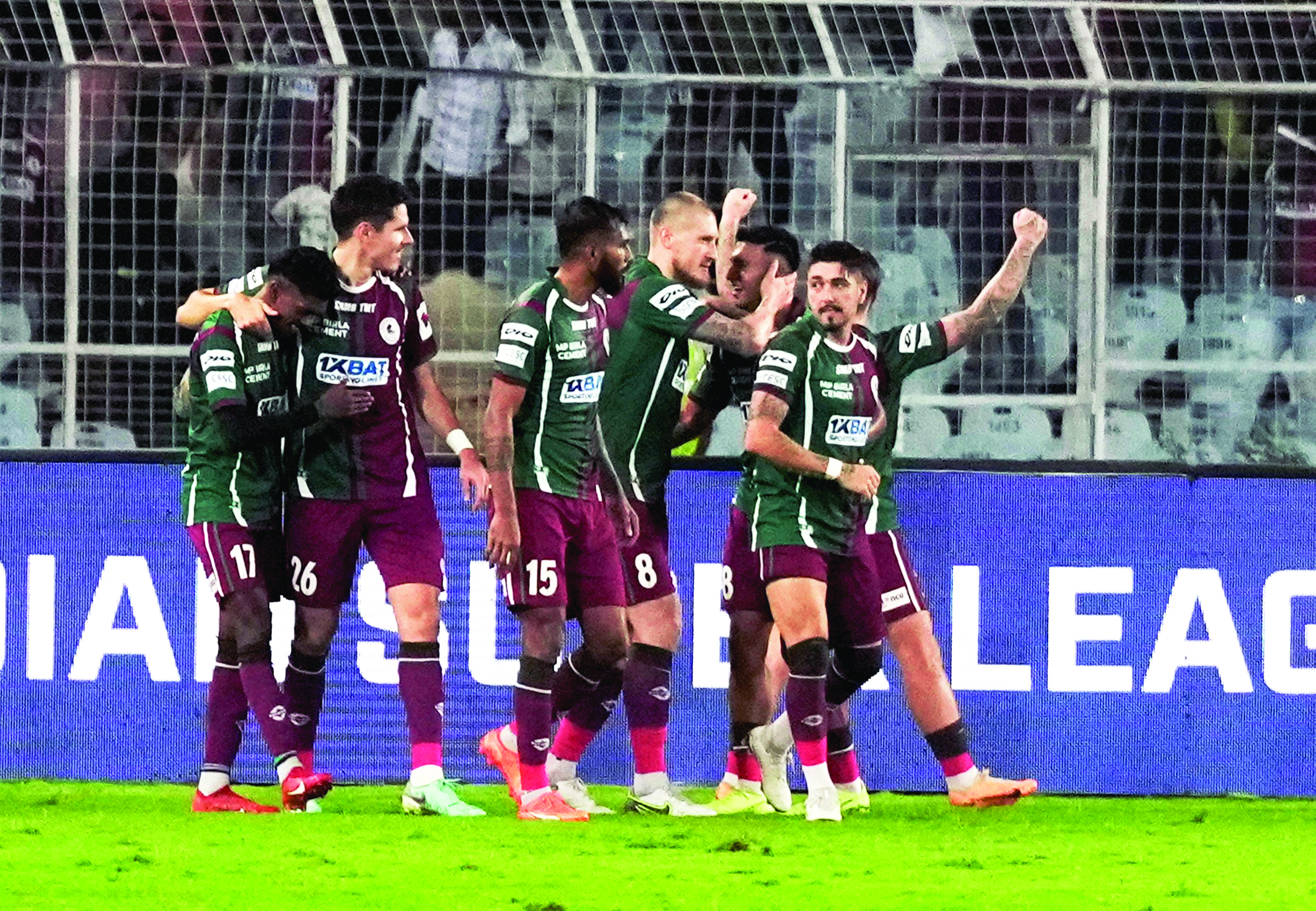 Mohun Bagan crush East Bengal 3-1, seal ISL playoff berth Mohun Bagan crush East Bengal 3-1, seal ISL playoff berth