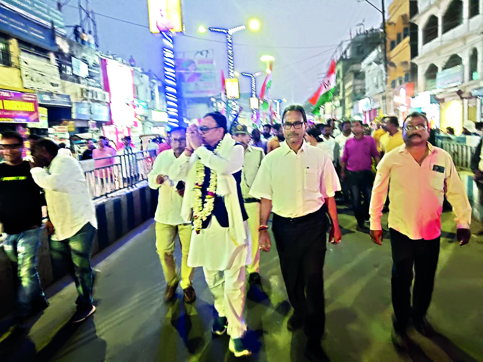 Raiganj: Krishna Kalyani begins poll campaign with grand rally