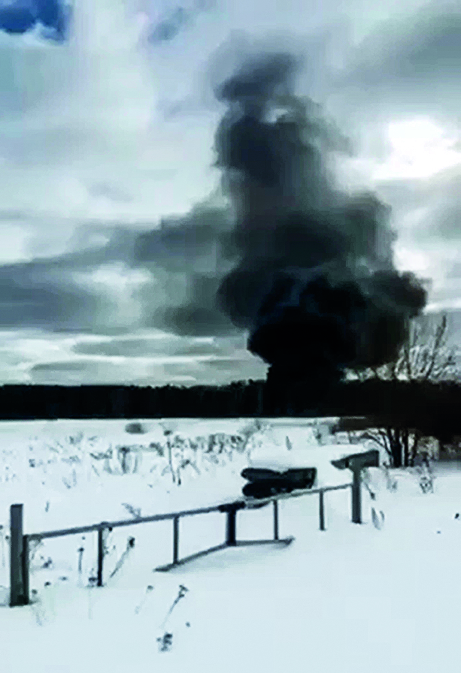 Russian military transport plane with 15 people on board crashed on takeoff: Officials