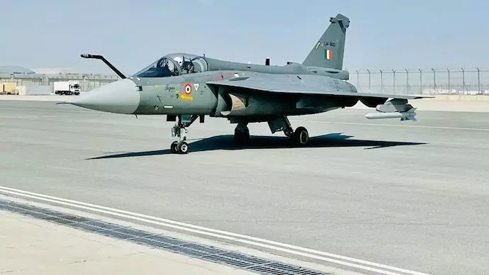 Indian Air Forces Tejas Aircraft crashes during training sortie in Jaisalmer