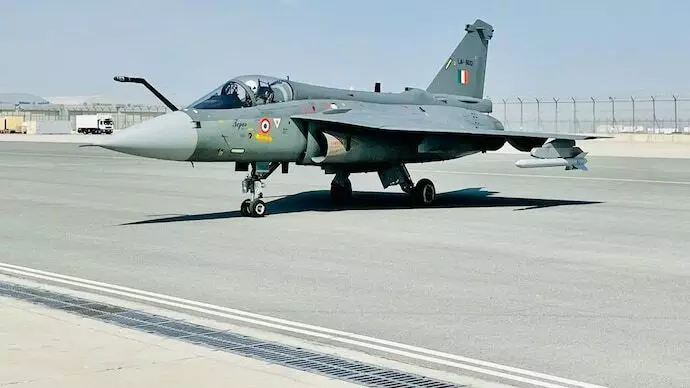 Indian Air Forces Tejas Aircraft crashes during training sortie in Jaisalmer Indian Air Forces Tejas Aircraft crashes during training sortie in Jaisalmer