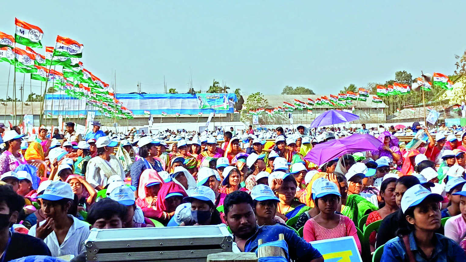 People gear up for Abhishek’s rally on March 18 People gear up for Abhishek’s rally on March 18