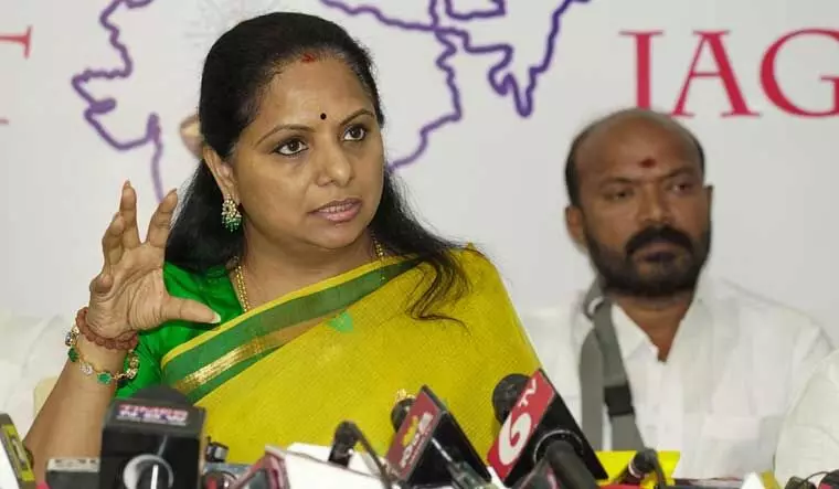 Excise policy scam: BRS leader kavitha arrested in Hyderabad, being taken to Delhi for questioning