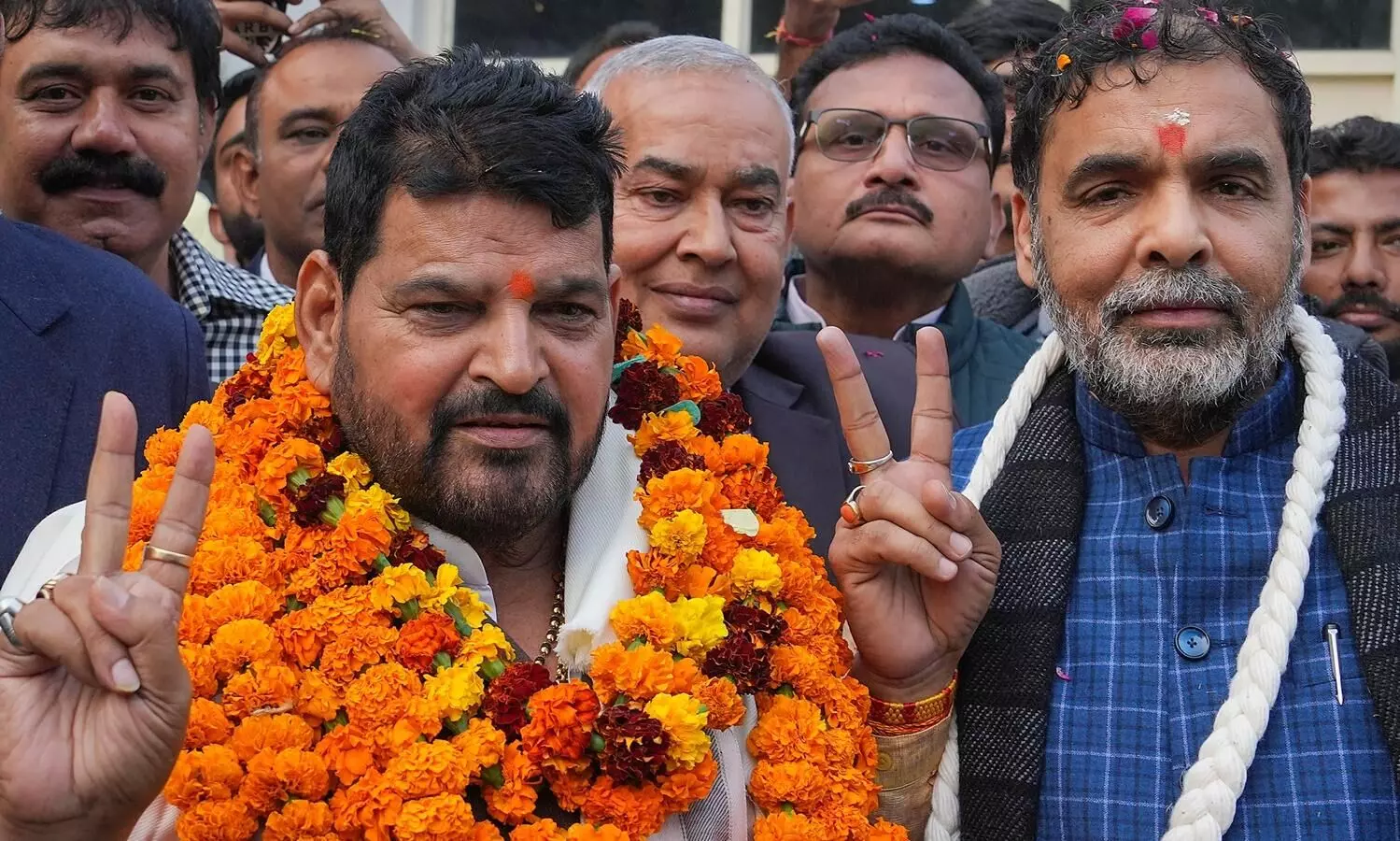 Sanjay Singh, Brij Bhushan’s close aide, takes charge of WFI amid Olympic prep Sanjay Singh, Brij Bhushan’s close aide, takes charge of WFI amid Olympic prep