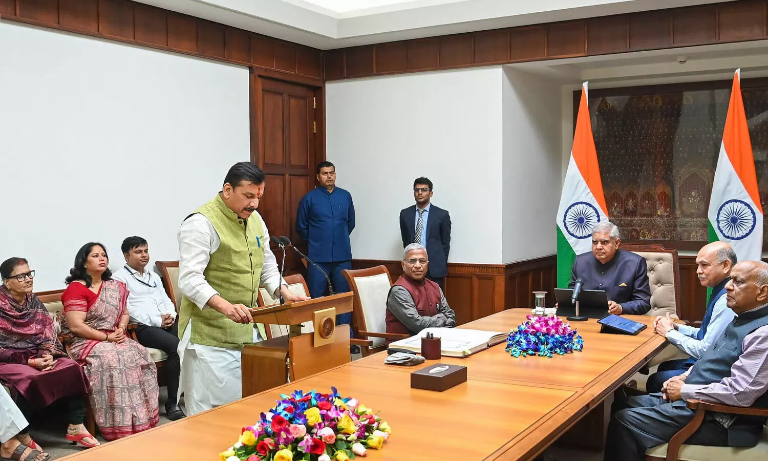 AAPs Sanjay Singh takes oath as RS MP for 2nd term