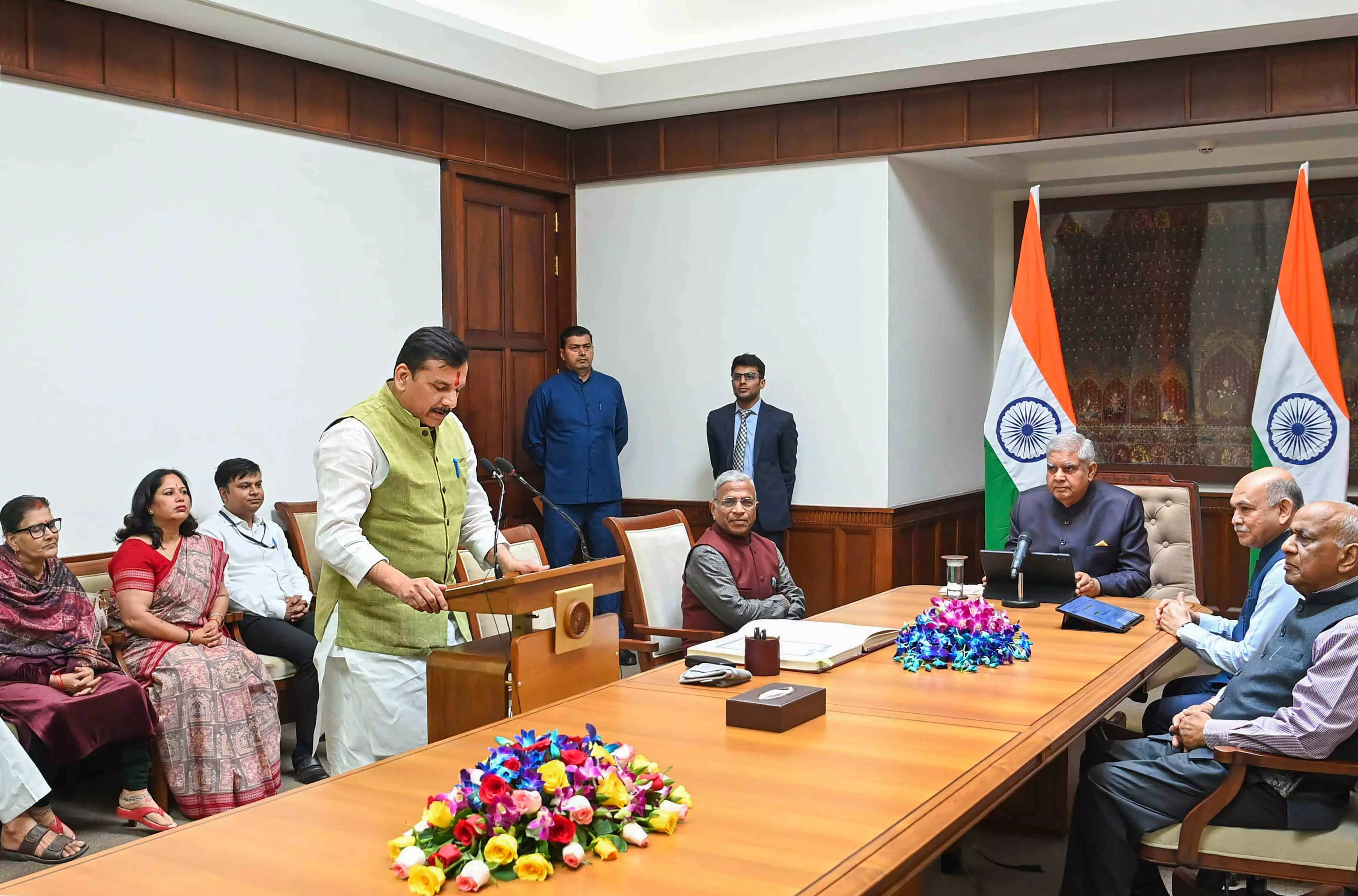 AAPs Sanjay Singh takes oath as RS MP for 2nd term