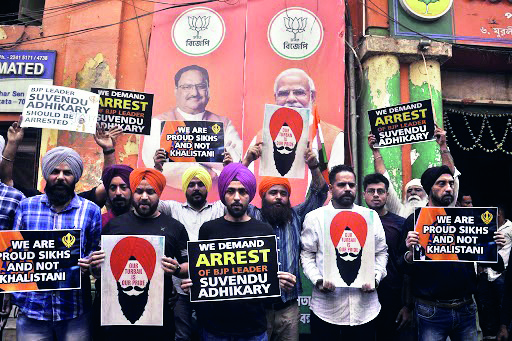 Sikh community people manhandled by BJP leader’s security personnel Sikh community people manhandled by BJP leader’s security personnel