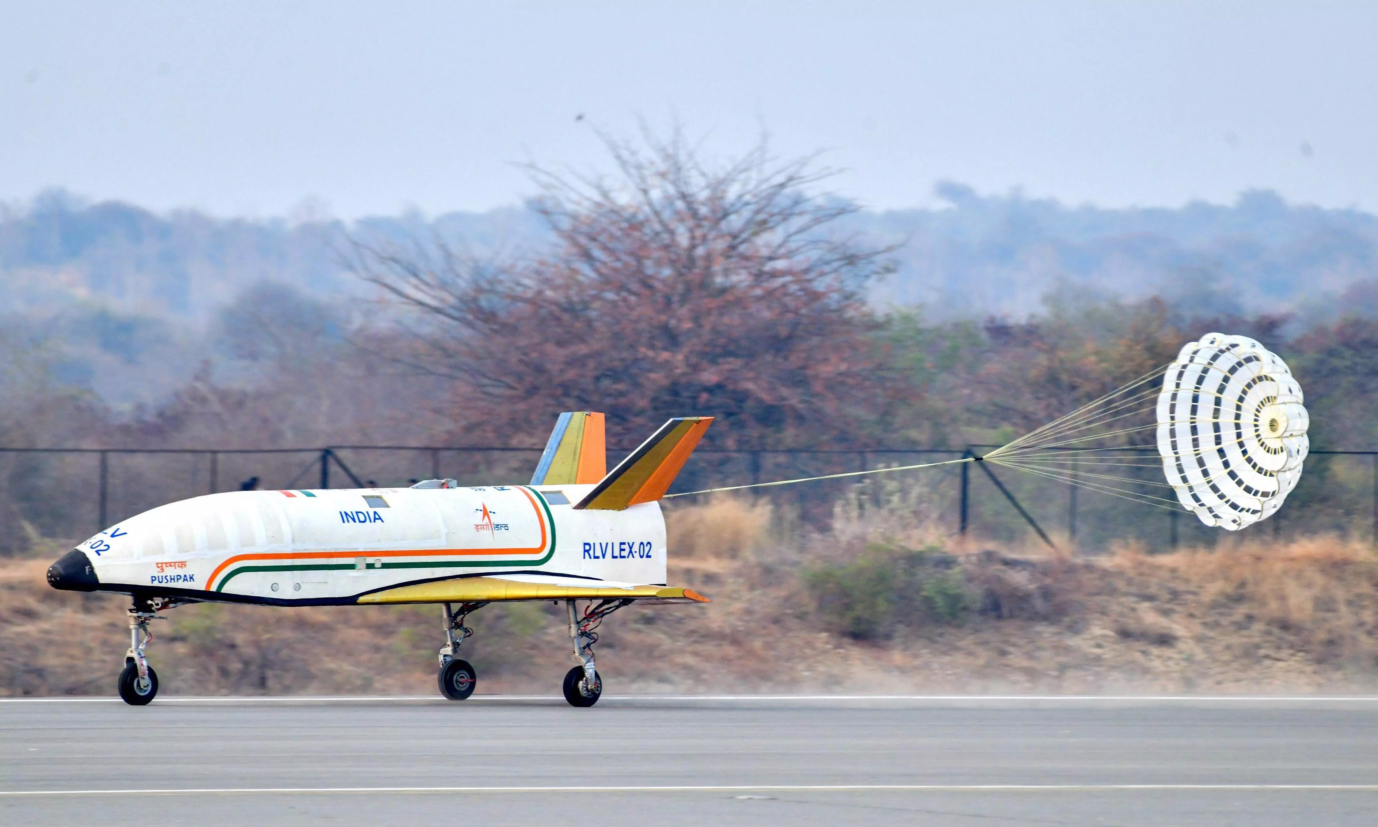 ISRO successfully lands Indias first reusable launch vehicle ISRO successfully lands Indias first reusable launch vehicle