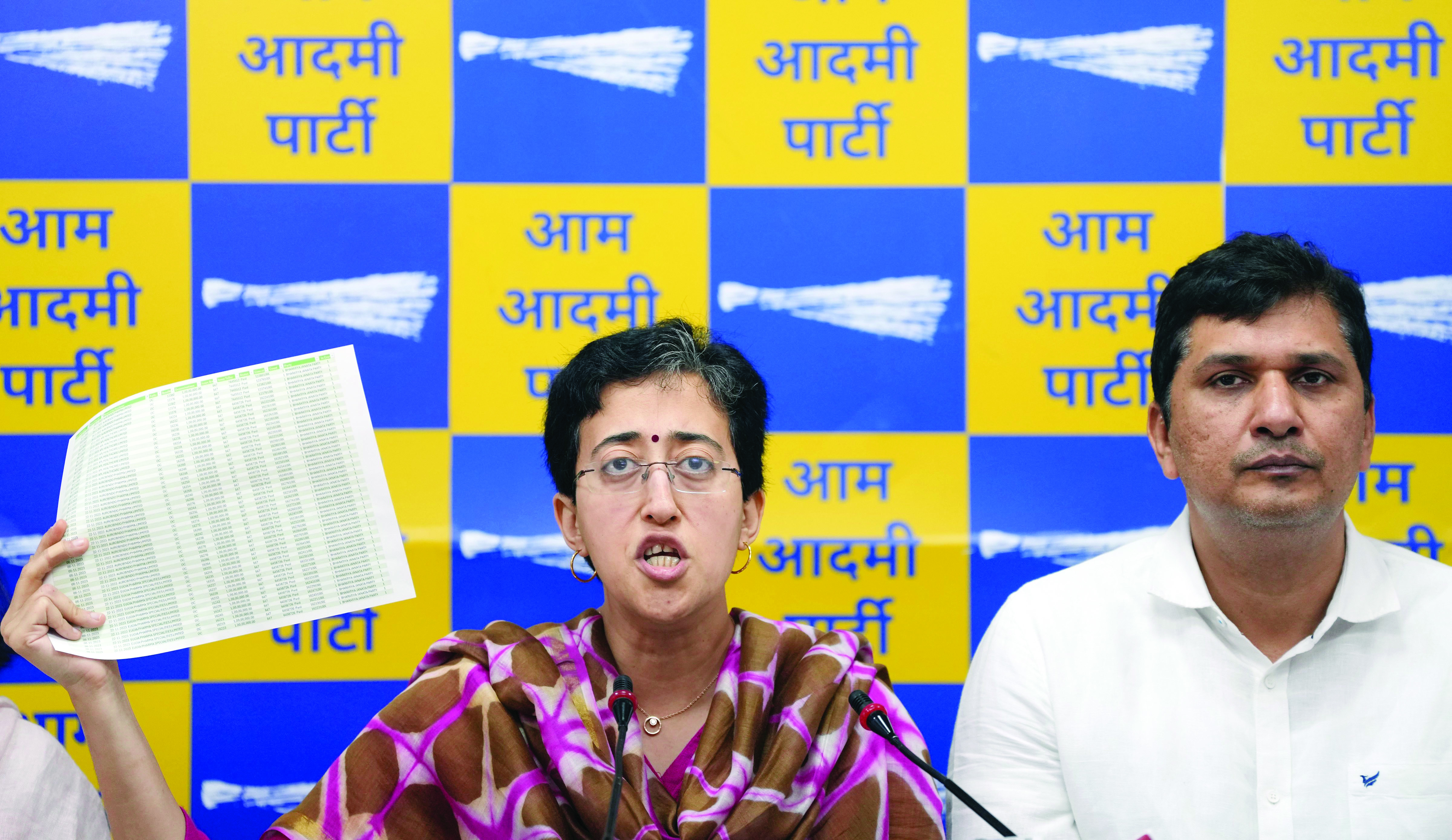 Atishi claims AAP office in Delhi ‘sealed’; police refute charge