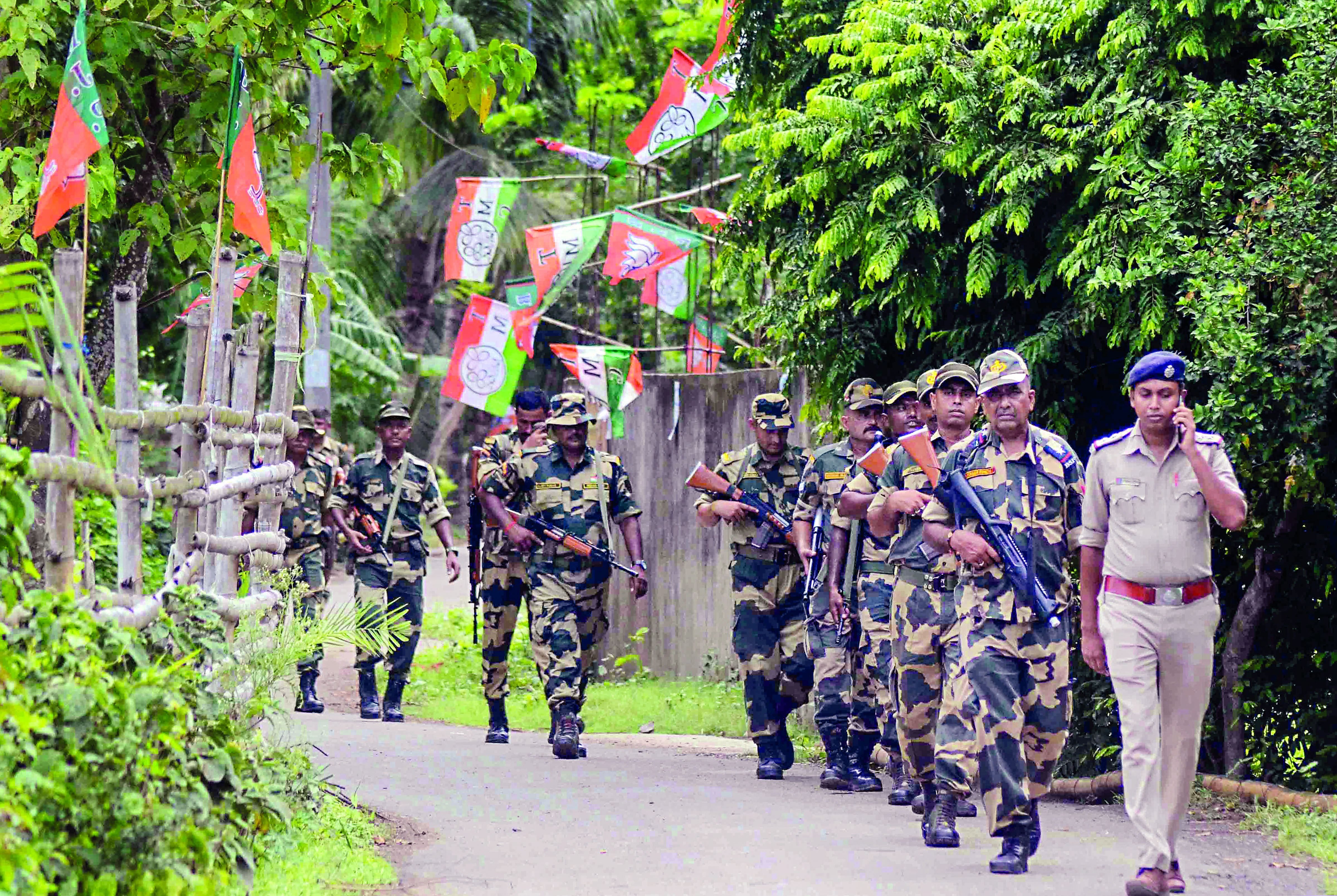 EC makes provision on its website to know about specifics of ‘route marches’ by Central Forces EC makes provision on its website to know about specifics of ‘route marches’ by Central Forces