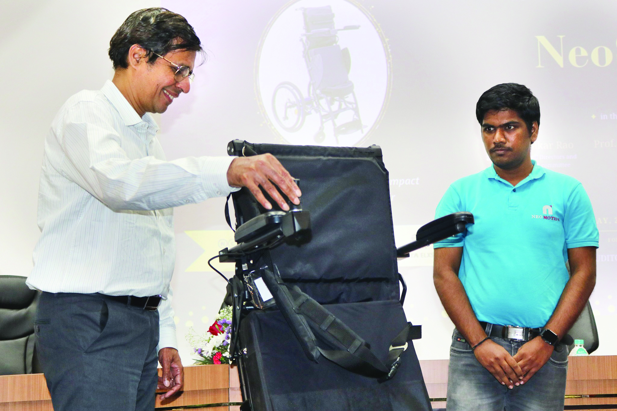 IIT Madras develops electric standing wheelchair IIT Madras develops electric standing wheelchair