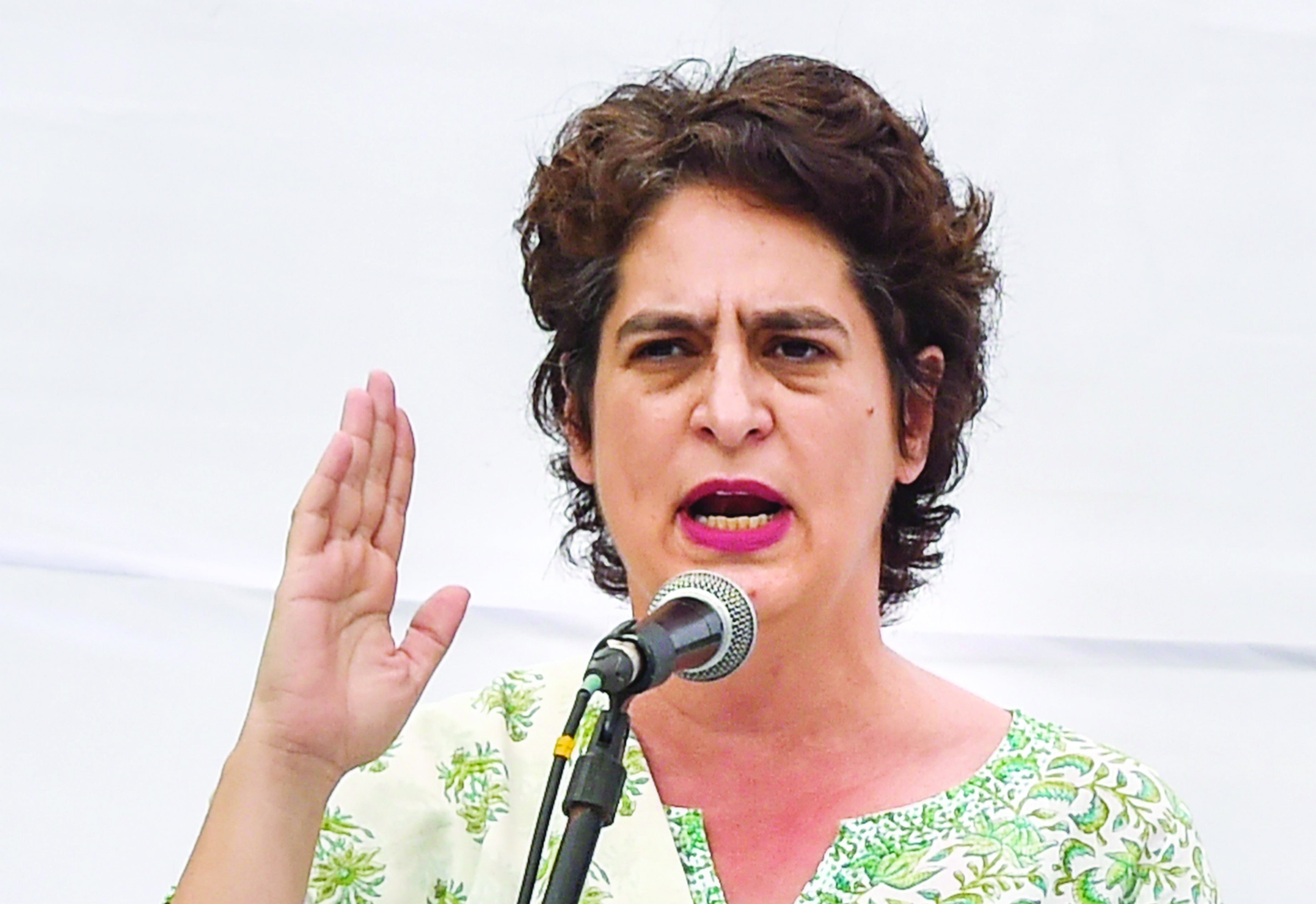 Priyanka Gandhi slams BJP government over ‘rising debt’