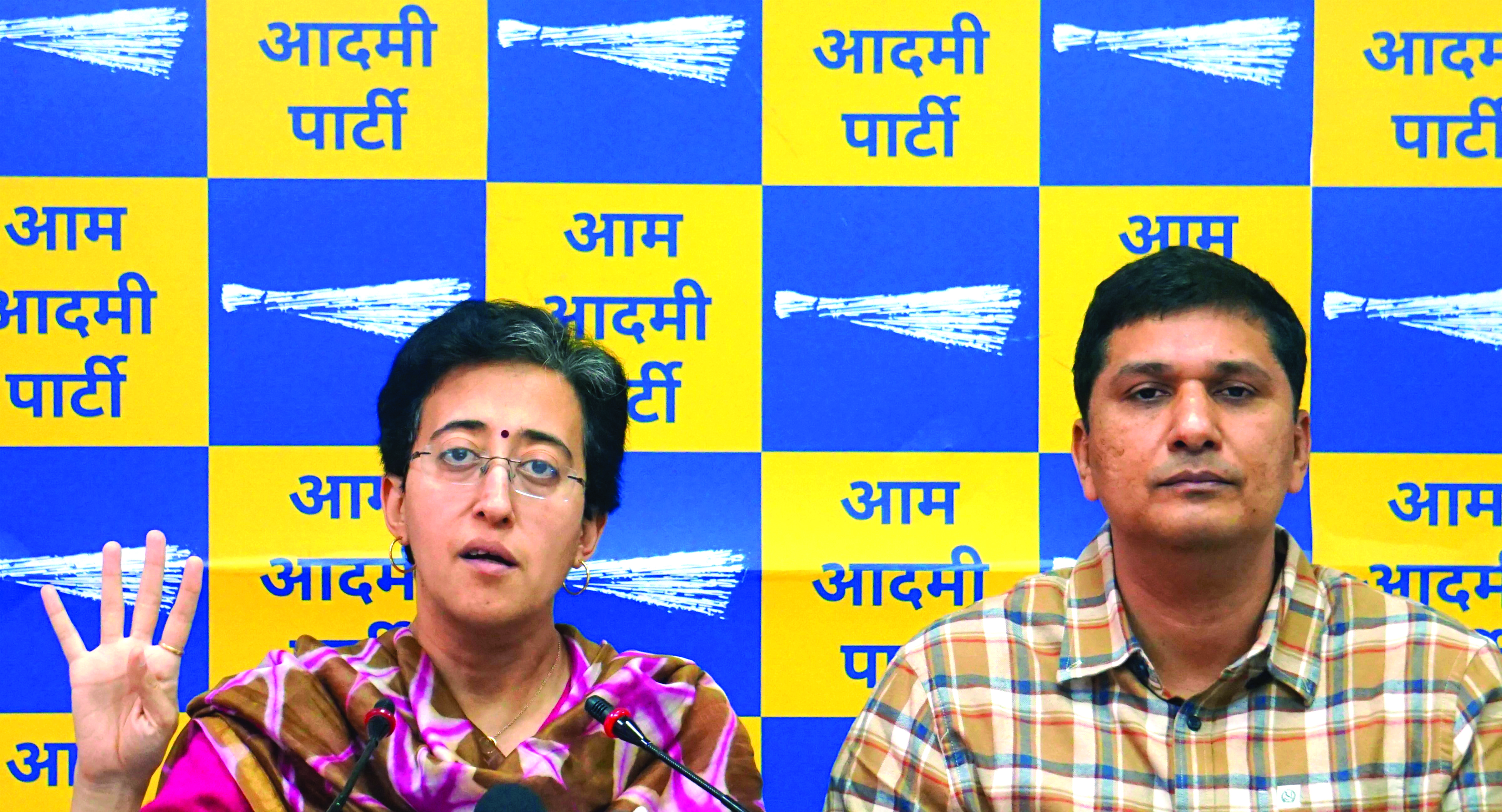 AAP alleges connection between excise policy scam witness and BJP AAP alleges connection between excise policy scam witness and BJP