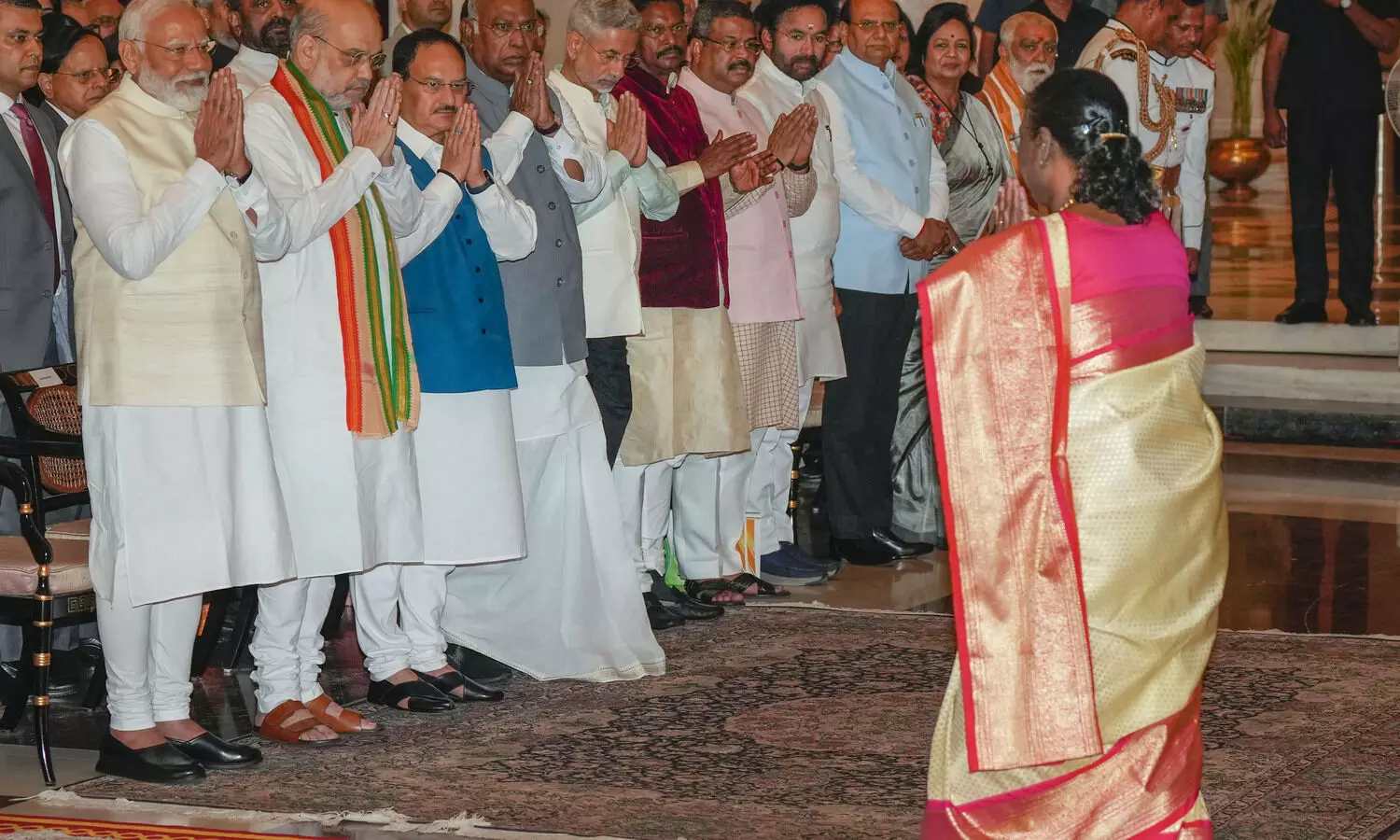 President Murmu confers Bharat Ratna on L K Advani