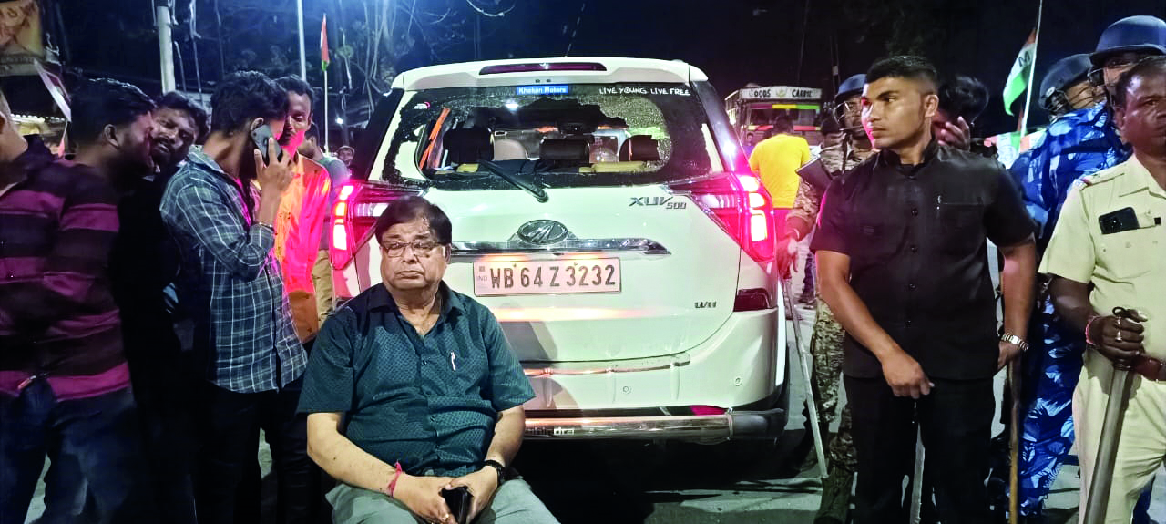 Cooch Behar: Attack on Udayan Guha’s car, 5 in cop net