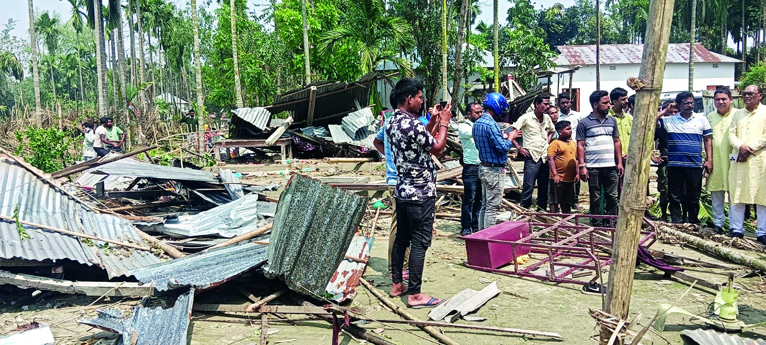 Storm ravages Cooch Behar: Relief efforts underway