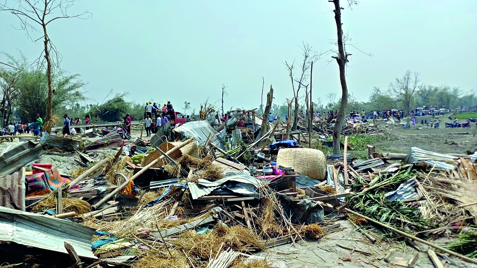 Storm relief efforts on: Jalpaiguri dist authorities coordinate assistance