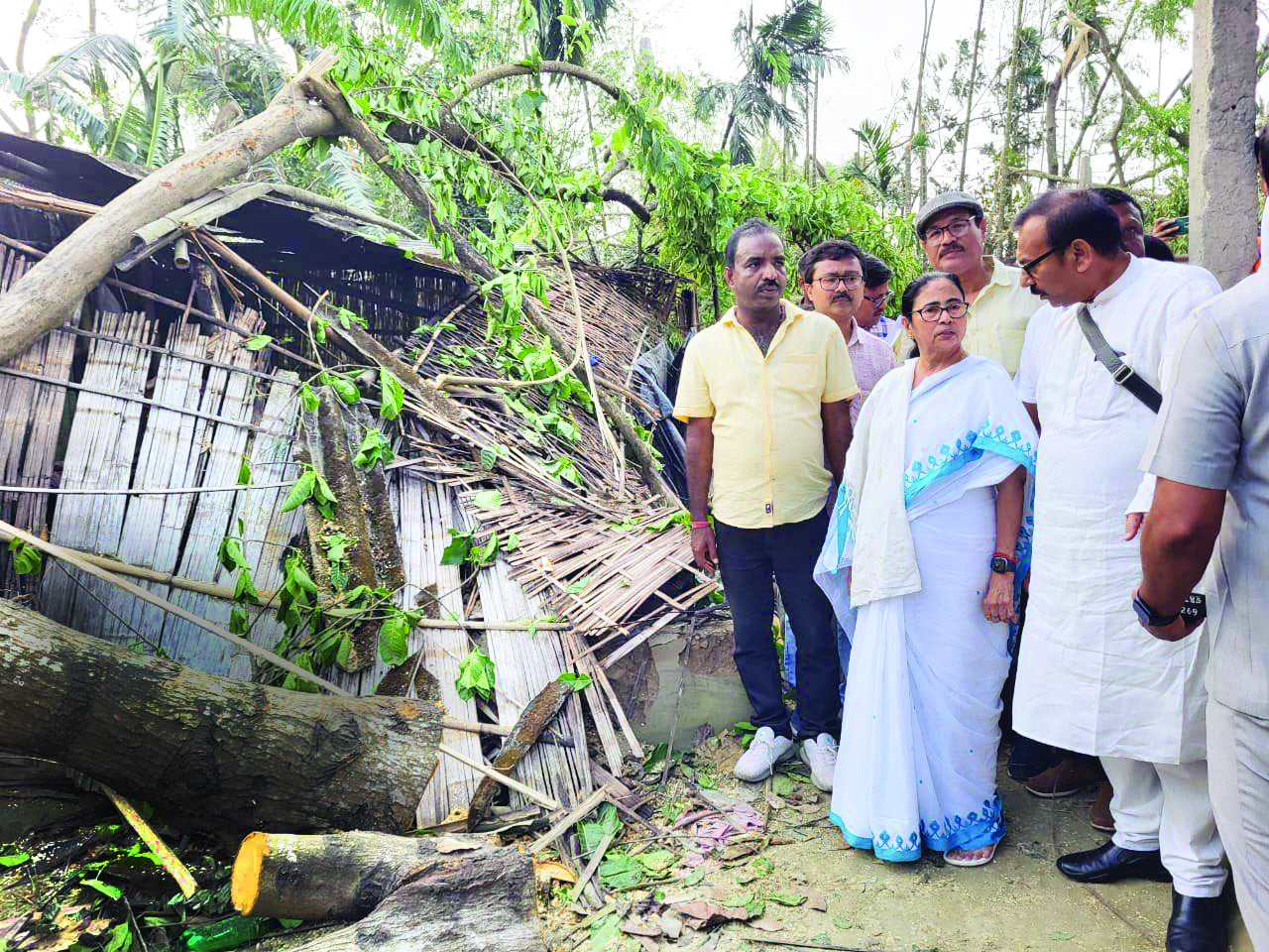 Mamata visits tornado-ravaged areas, speaks to kins of victims