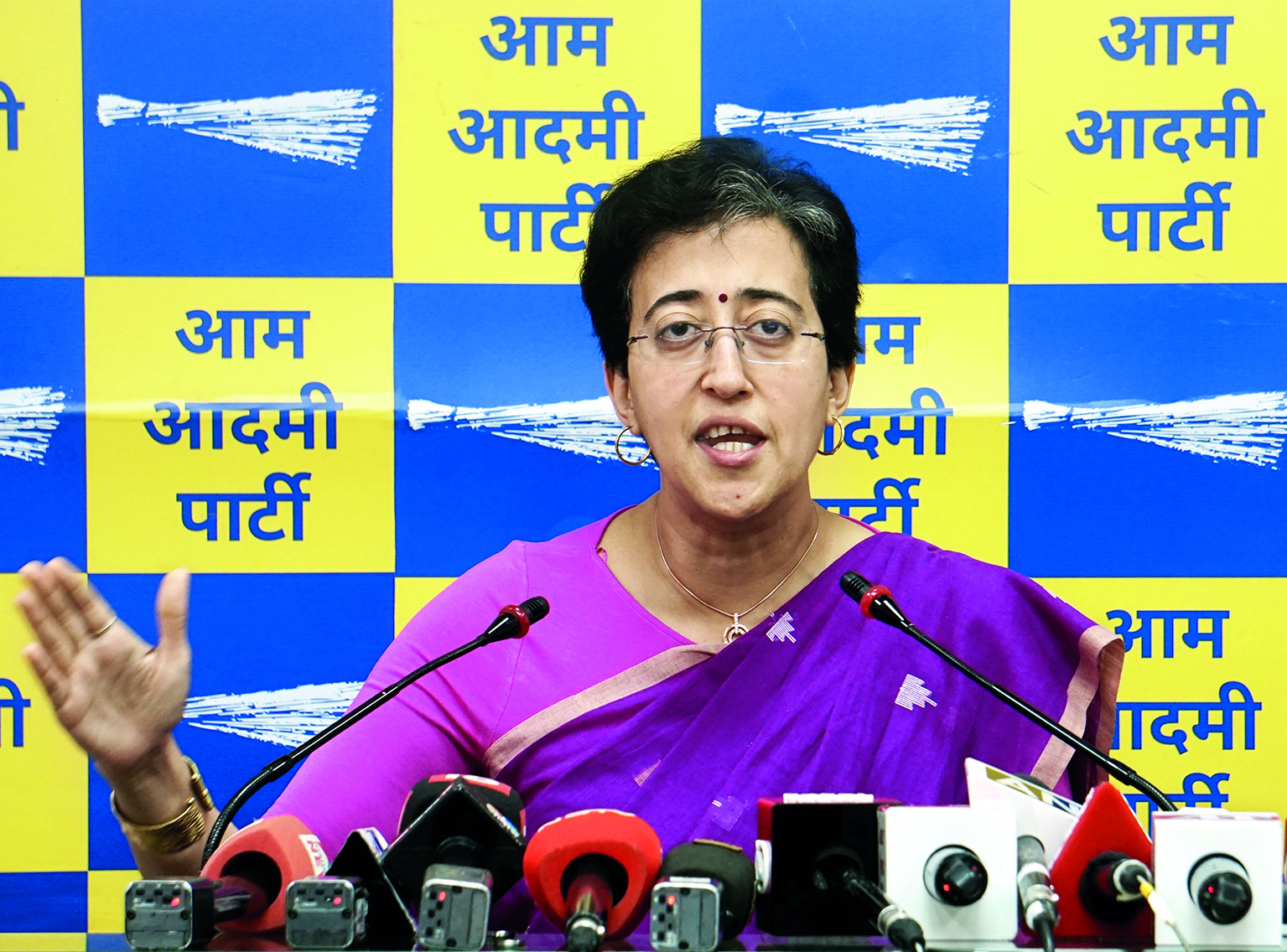 ‘Atishi & Saurabh’s names figure in excise policy case to shut down AAP’