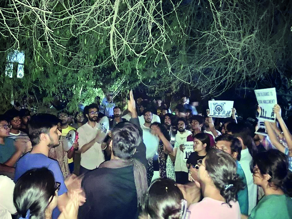 JNU grapples with yet another sexual harassment incident