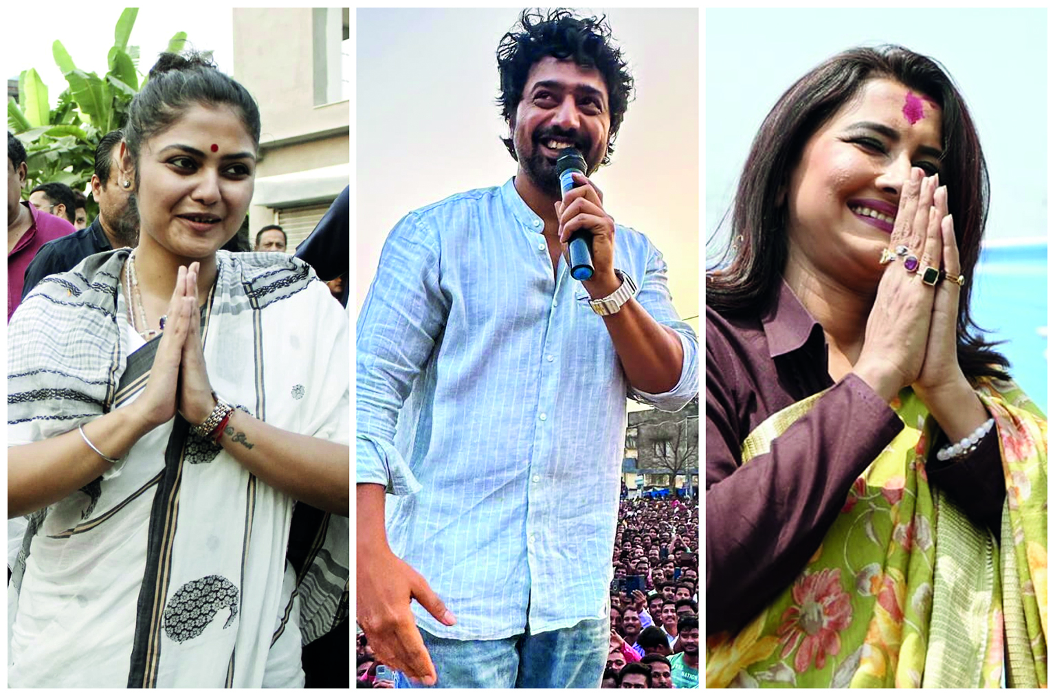 As temperatures soar, celebrity candidates find ways to cool off As temperatures soar, celebrity candidates find ways to cool off